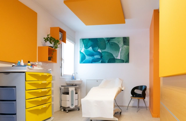 Una delle stanze dello studio medico